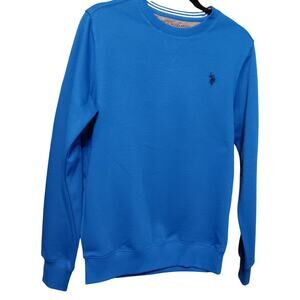 Polo Sweatshirt Mens NEW Blue Size Small U.S. Polo Assn 60% Cotton 40% Polyester